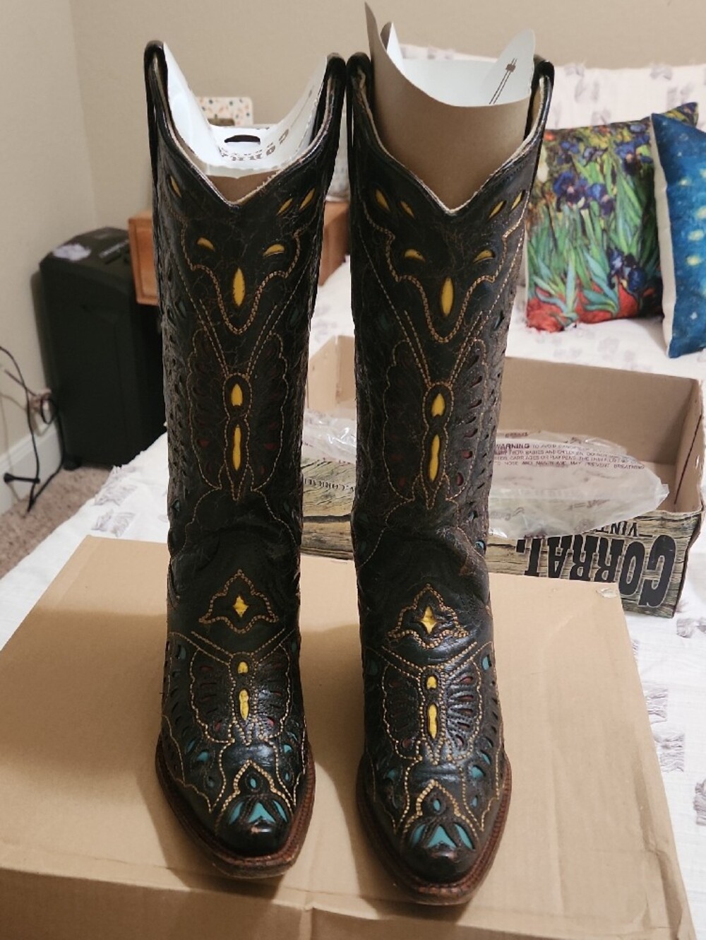 EUC, Vintage Women's Corral Leather Boots